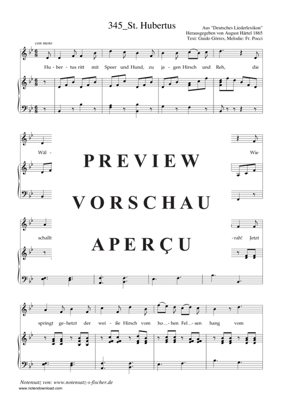 Product gallery: Page 2 of 3 St. Hubertus , , Piano and Voice