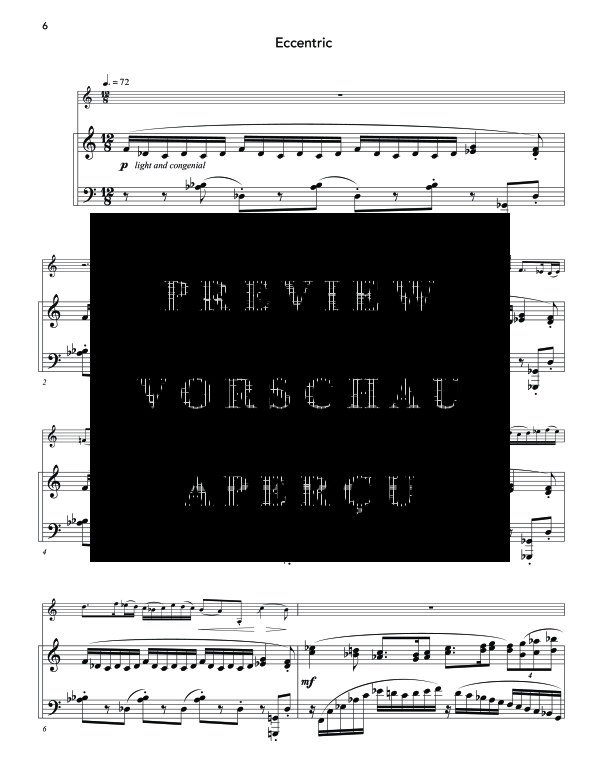 Product gallery: Page 10 of 11 Sultry & Eccentric, , (clarinet in Bb and piano)