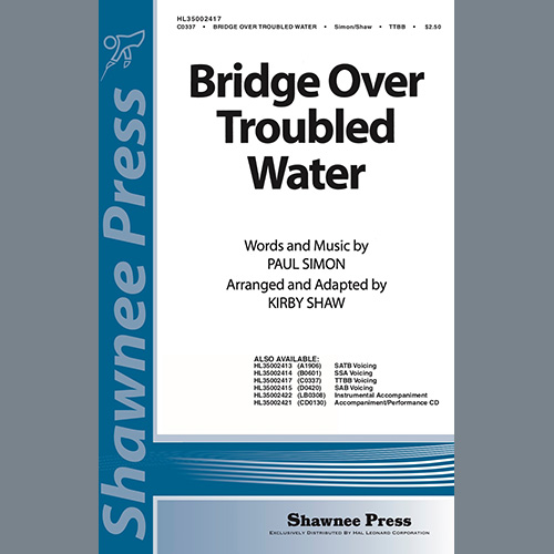 Product picture to: Bridge Over Troubled Water (arr. Kirby Shaw)