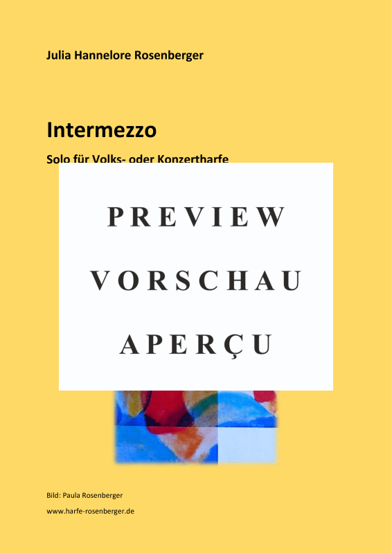 gallery: Intermezzo, , (Folk or concert harp solo)