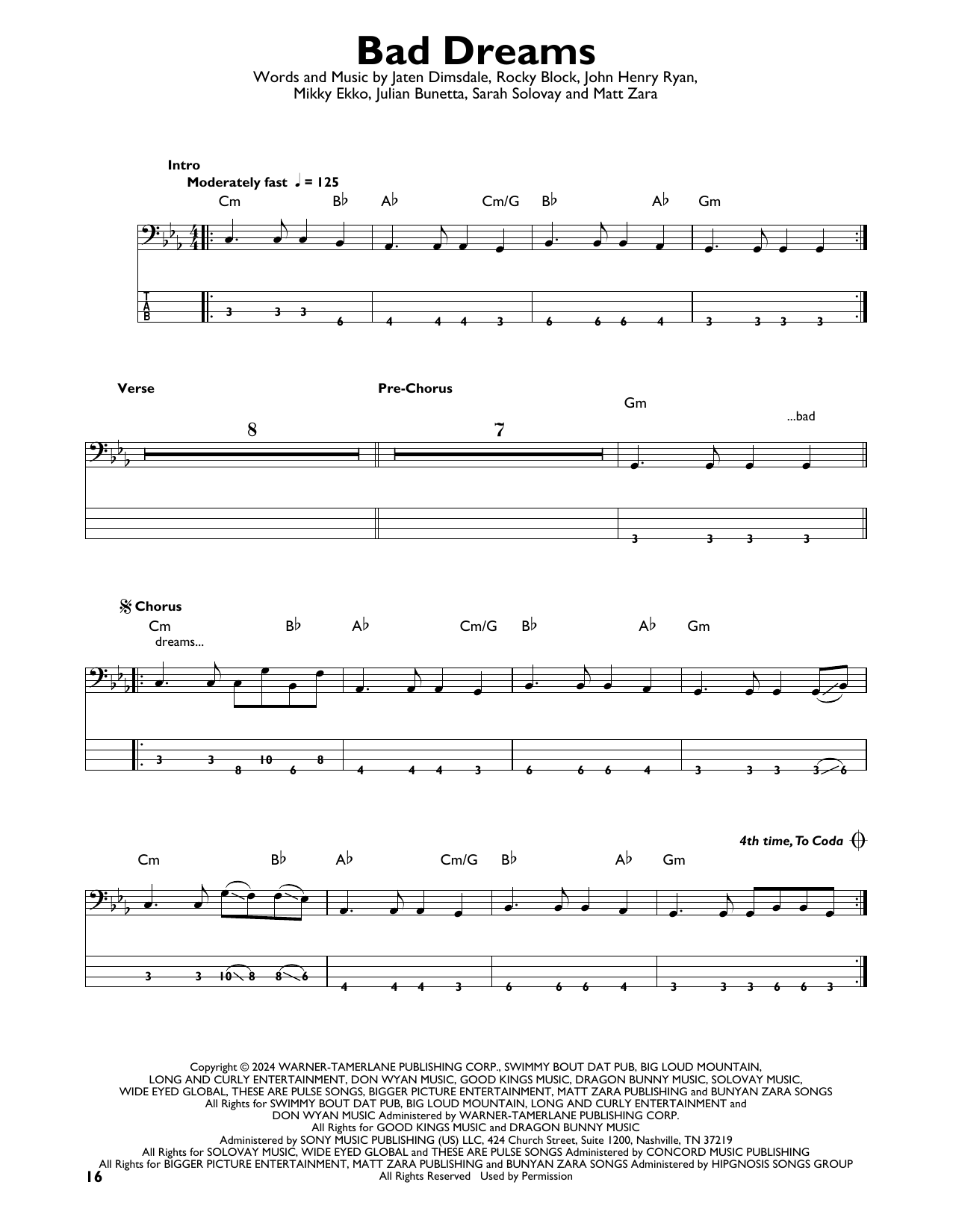 Produktgalerie: Seite 1 von 1 Bad Dreams, Teddy Swims