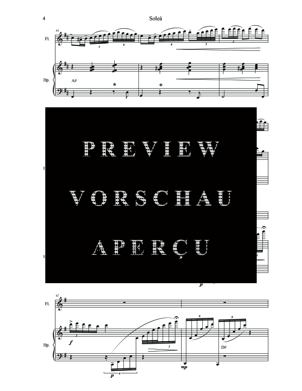 Produktgalerie: Seite 8 von 11 Soleá, , (Harfe und Flöte)