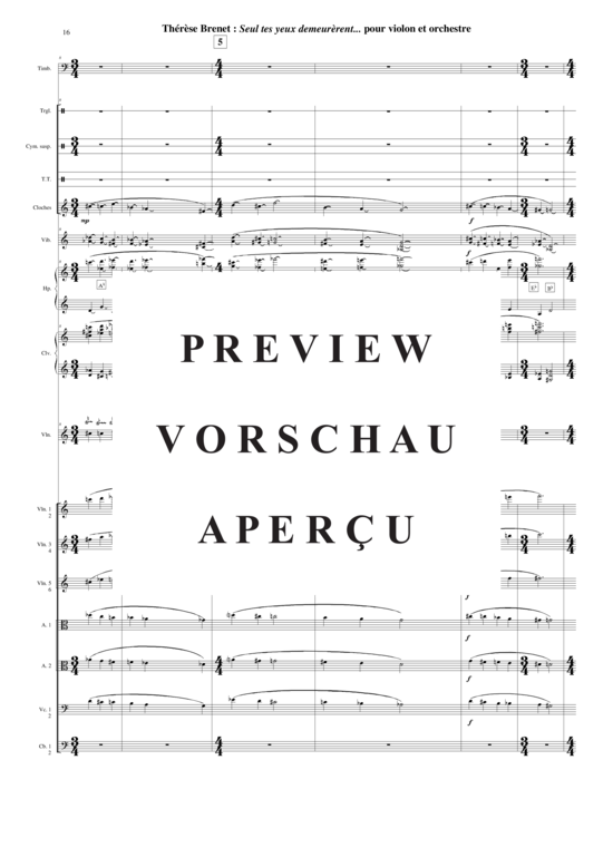 Product gallery: Page 16 of 21 Seul Tes Yeux Demeur&egrave rent , , (violin solo + orchestra) score only