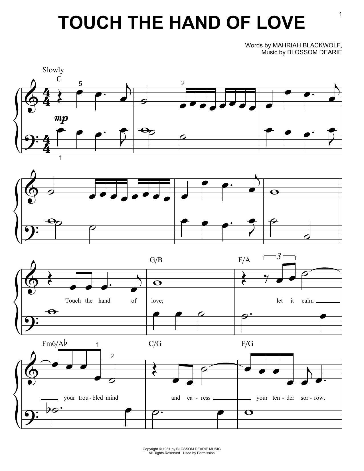 Produktbild zu: Touch The Hand Of Love