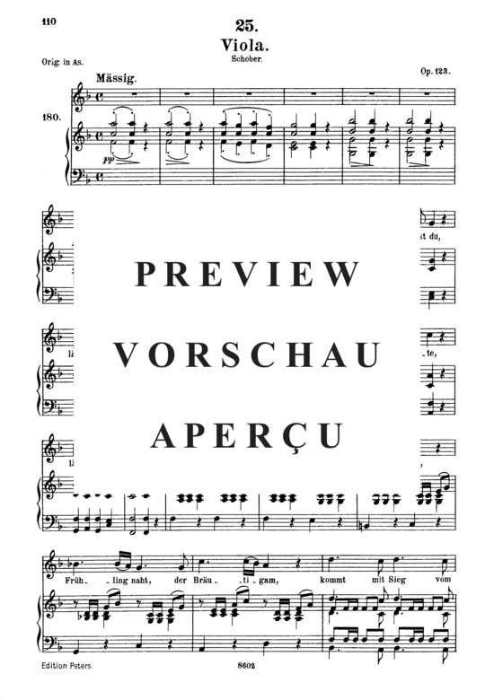 Product gallery: Page 2 of 17 Viola D.786, , Medium Voice and Piano