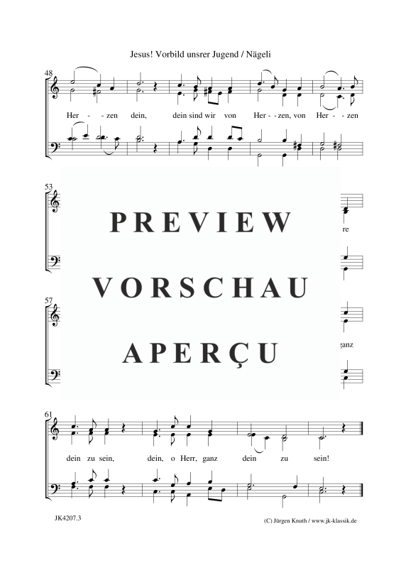 gallery: Jesus! Vorbild unsrer Jugend, , Gemischter Chor