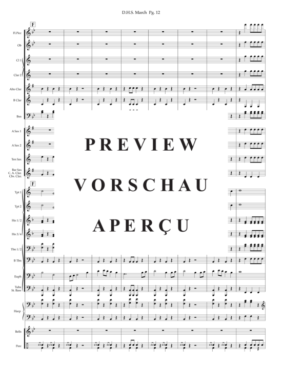 Product gallery: Page 13 of 21 D.H.S. Marsch , , (Concert Band)