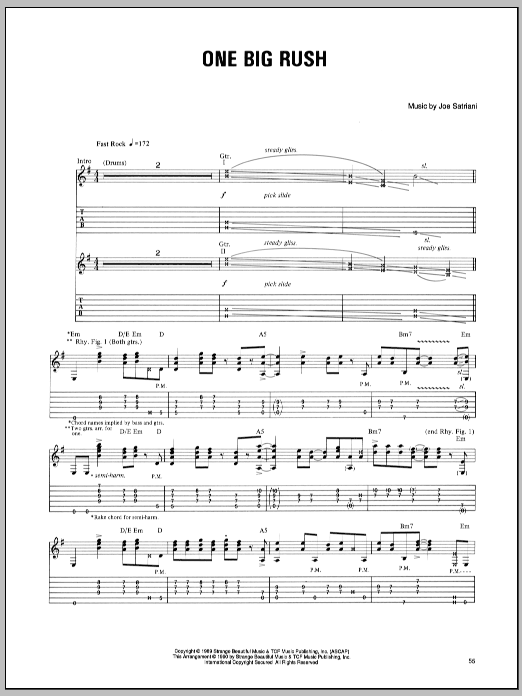 Produktgalerie: Seite 1 von 1 One Big Rush, Joe Satriani, Gitarre