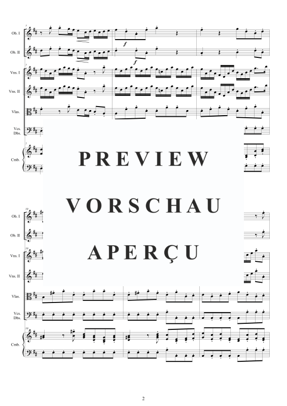 Product gallery: Page 3 of 11 Concerto No.12 in D major Op.9, , 2 Solo Oboes, String Ensemble, and Harpsichord (Bc)
