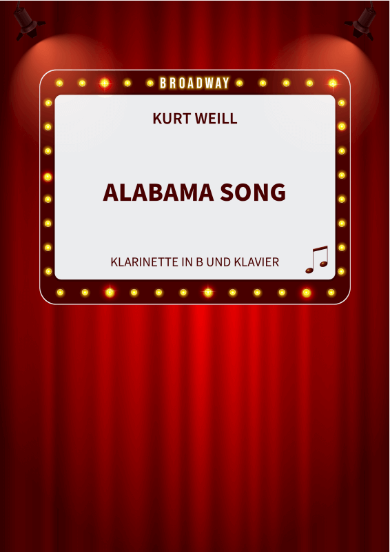 Produktbild zu: Alabama Song
