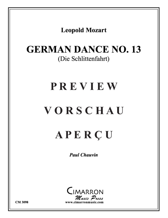 Produktgalerie: Seite 2 von 17 Deutscher Tanz Nr. 13 , , (Blechbläserquintett)