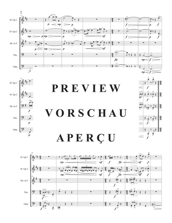 Produktgalerie: Seite 5 von 21 Brass Miniatures , , (Blechbläserquintett)