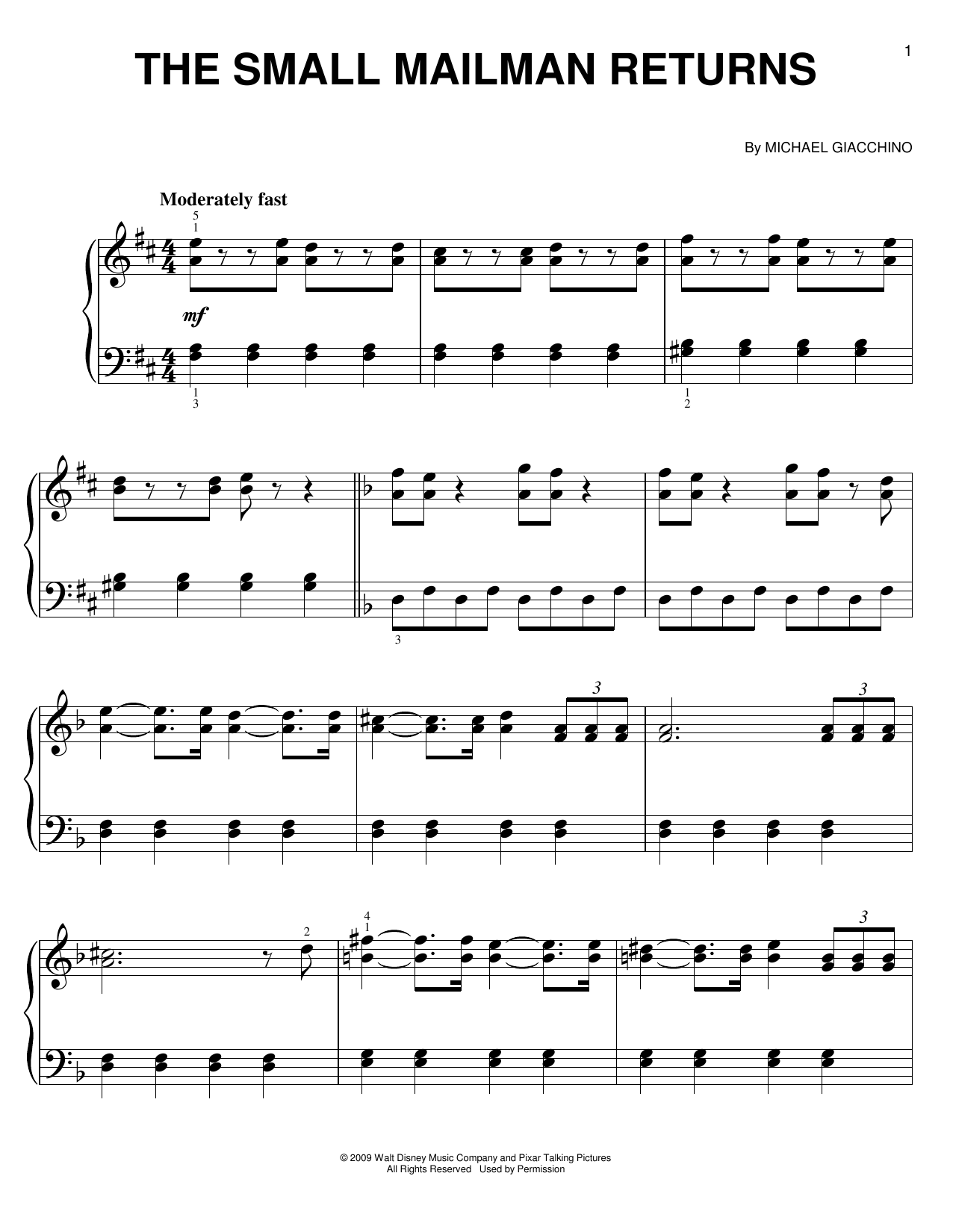 Produktbild zu:  The Small Mailman Returns - Michael Giacchino