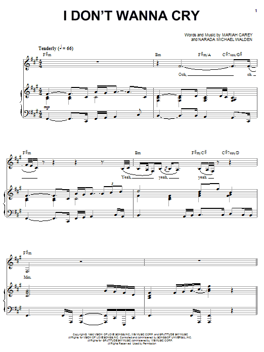 Produktbild zu: I Don't Wanna Cry