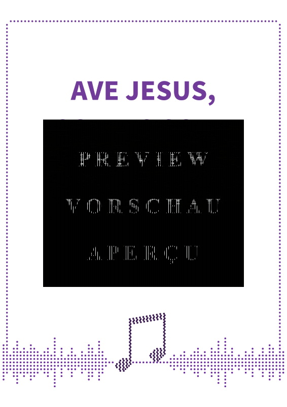 Produktgalerie: Seite 2 von 6 Ave Jesus, Gottes Sohn, , (Gemischter Chor)