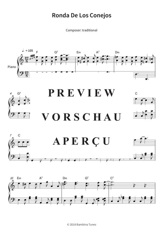 Produktbild zu: Ronda De Los Conejos traditional