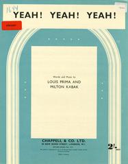 cover: Yeah! Yeah! Yeah!, Louis Prima