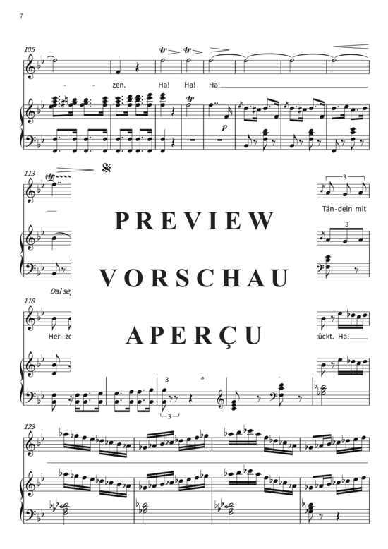 Product gallery: Page 10 of 12 Auch ich versteh´ die feine Kunst - Cavatine der Norina aus Don Pasquale , , (voice + piano)