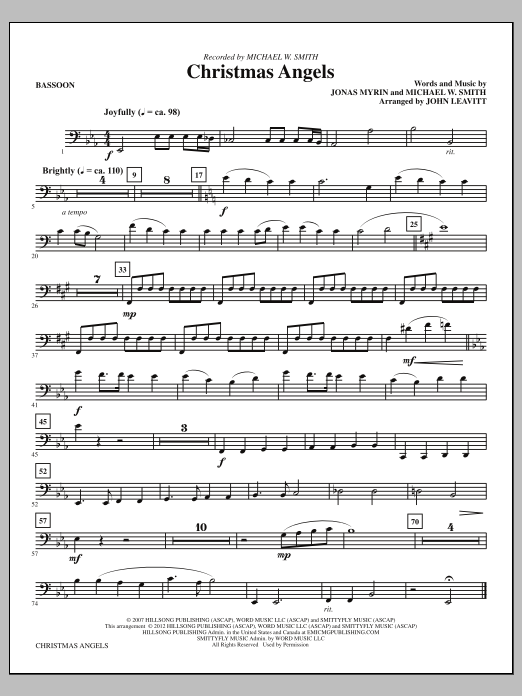 Product picture to: Christmas Angels - Bassoon