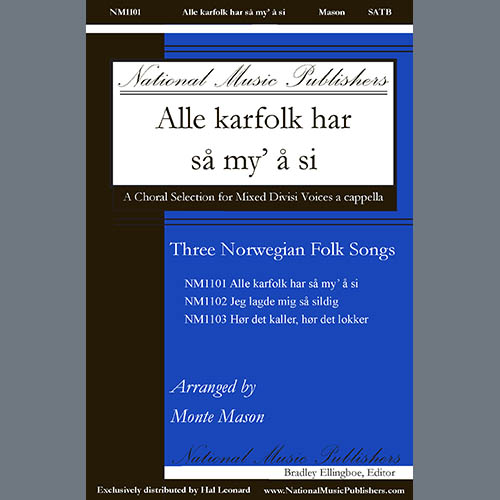 cover: Alle Karfolk Har Sa My' a Si, Monte Mason