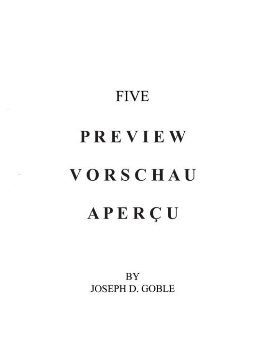 gallery: Five Graded Intermediate Duets , , (Duett für Euphonium + Tuba)