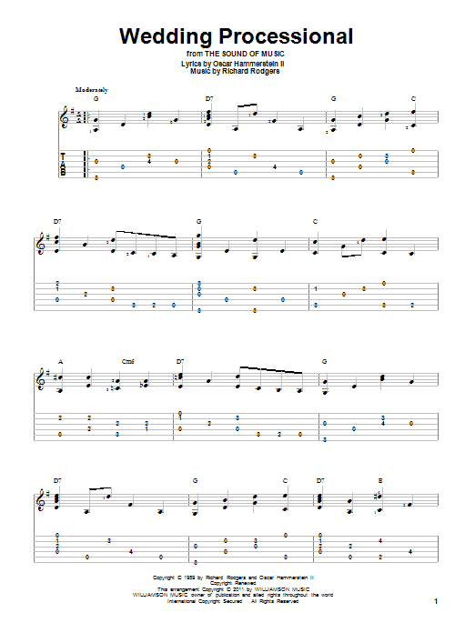 Produktbild zu: Wedding Processional (from The Sound of Music)