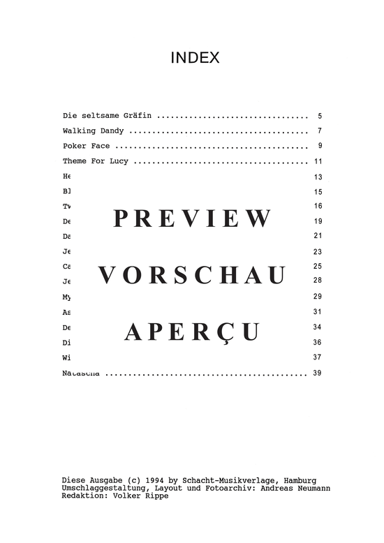 Product gallery: Page 5 of 7 Filmmusik von Peter Thomas , , Piano and Voice