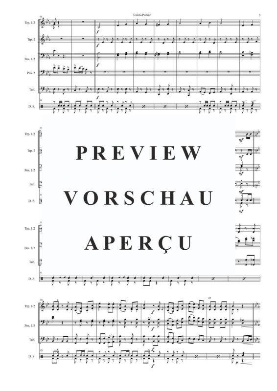 Produktgalerie: Seite 5 von 11 ToniG-Polka, Frank-Lindenfelser, Karl-Heinz, Blechbläserquintett