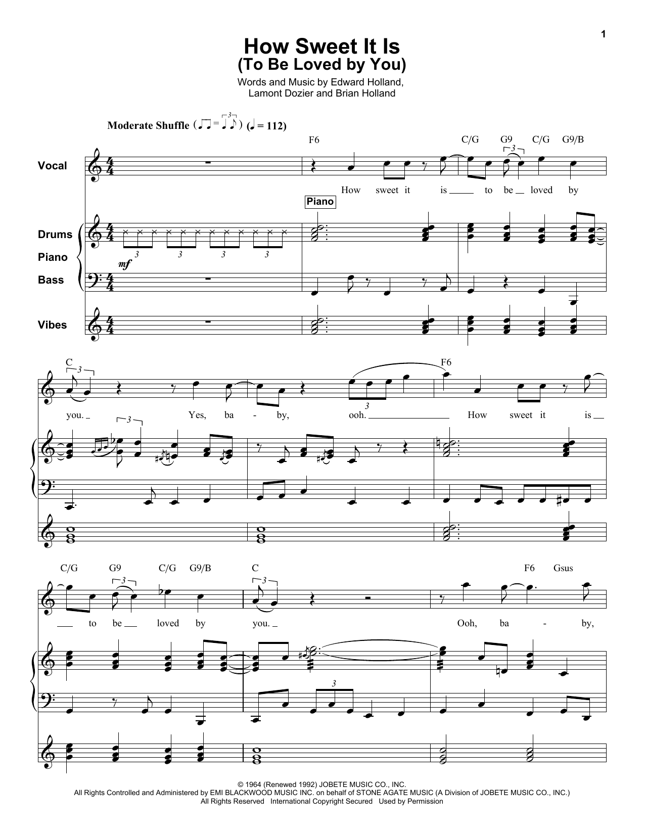 Product gallery: Page 1 of 1 How Sweet It Is (To Be Loved By You), Marvin Gaye