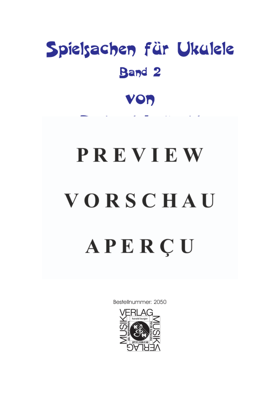 gallery: Spielsachen für Ukulele 2, , (Ukulele Solo)