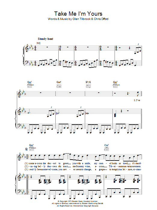 Produktbild zu: Take Me I'm Yours