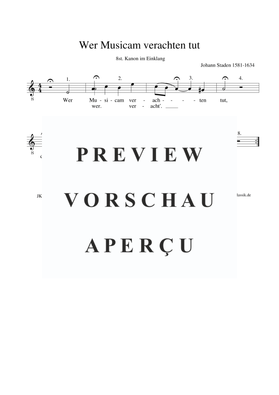 Wer Musicam verachten tut