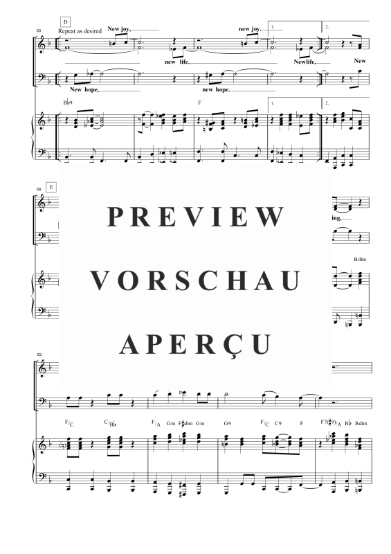 gallery: Jesus, O What a Wonderful Child, , Gemischter Chor SAB, Solo und Klavier