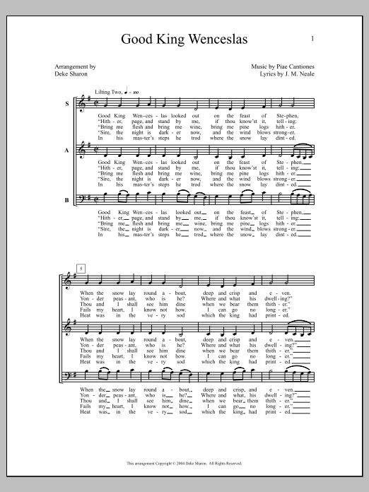 Produktbild zu: Good King Wenceslas