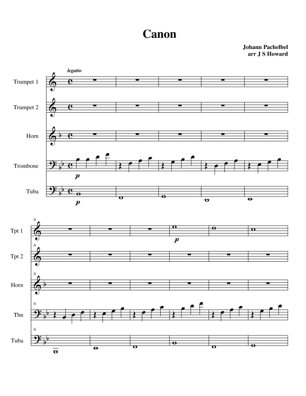 Produktgalerie: Seite 1 von 11 Canon, , Blechbläserquintett