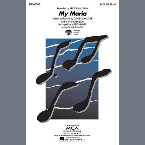 cover: My Maria (arr. Mark Brymer), Brooks & Dunn, Chor