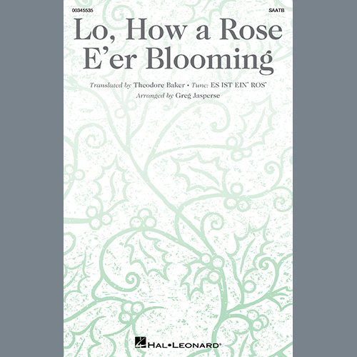Produktbild zu: Lo, How A Rose E'er Blooming