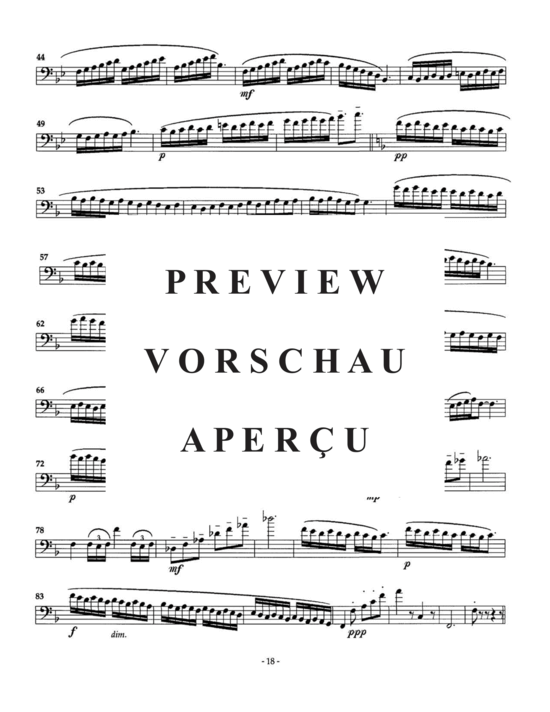 Product gallery: Page 21 of 21 Twenty-five Characteristic Etudes , , (Tuba Solo)