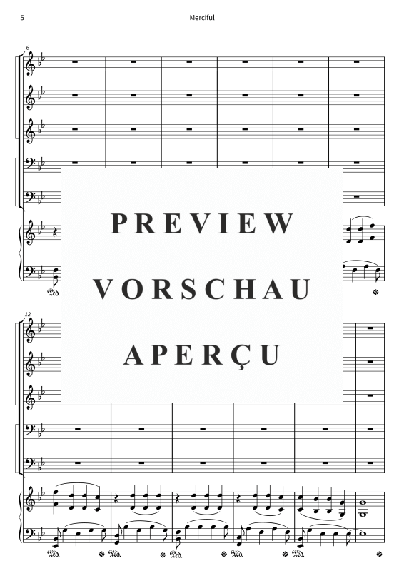 gallery: Merciful, Daum, Simon, (3x Violine, 2x Violoncello und Klavier)