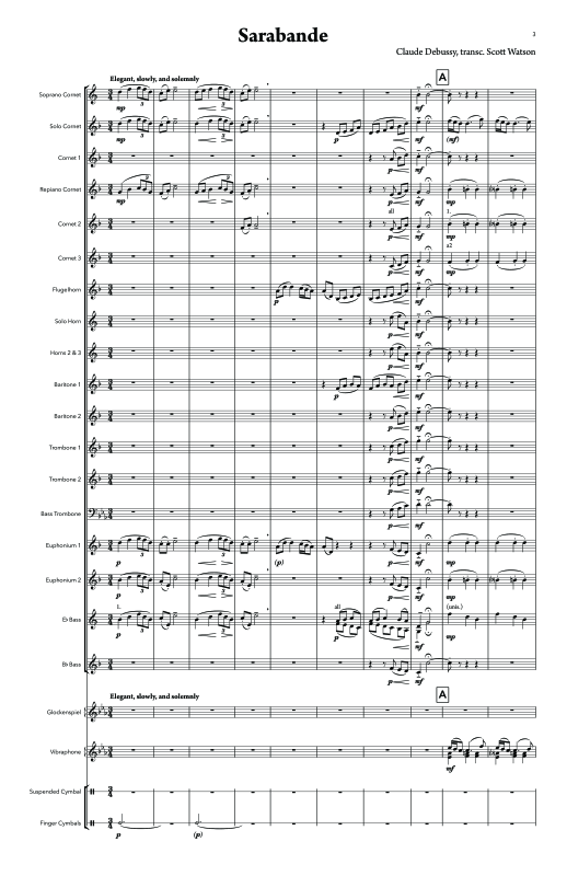 gallery: Sarabande, , (Brass Band)