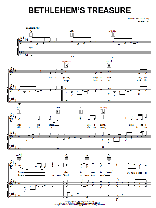 Produktbild zu: Bethlehem's Treasure
