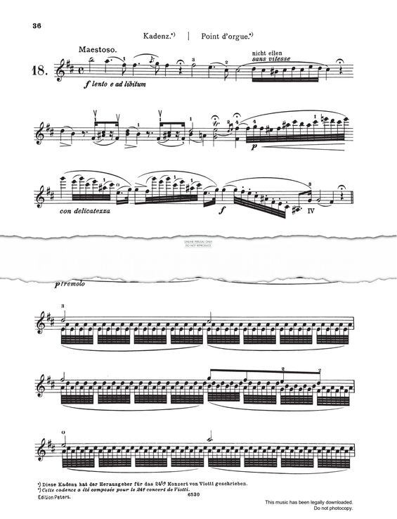 Produktgalerie: Seite 1 von 1 Etude 18 Maestoso (from 'Etudes Brilliantes Op.73'), Charles Dancla, Violine