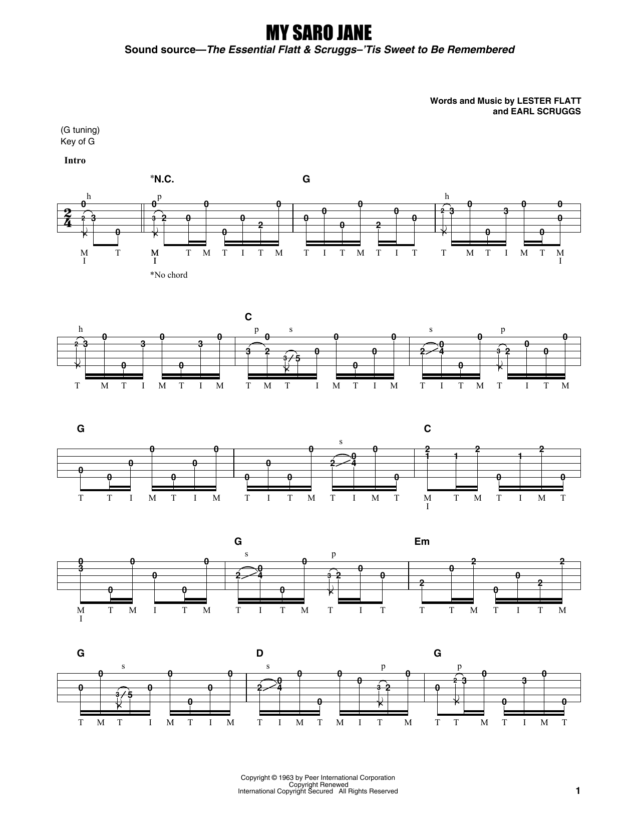 Produktgalerie: Seite 1 von 1 My Saro Jane, Flatt & Scruggs, Banjo