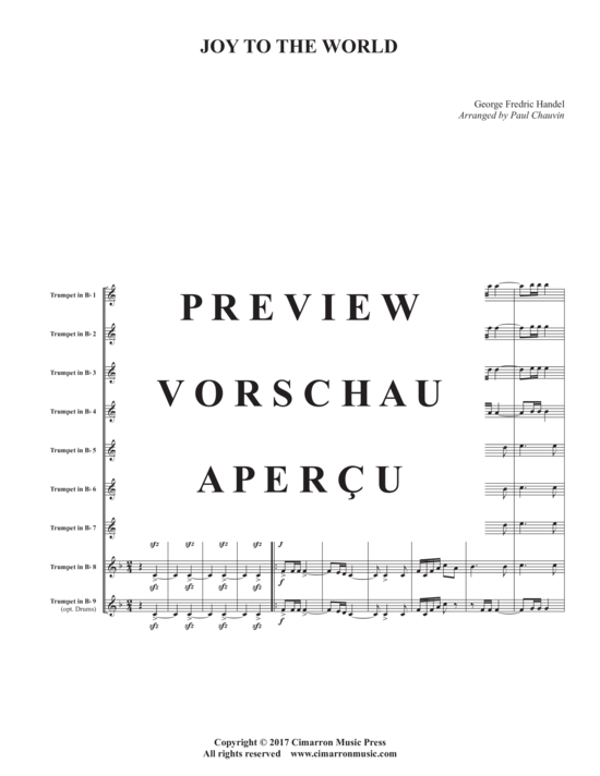 Product gallery: Page 3 of 13 Joy to the World , , (Trumpet ensemble 1-9 trumpets)