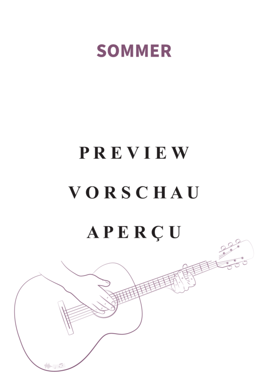 gallery: Sommer, Yvaine, Vocal and Chords Leadsheet