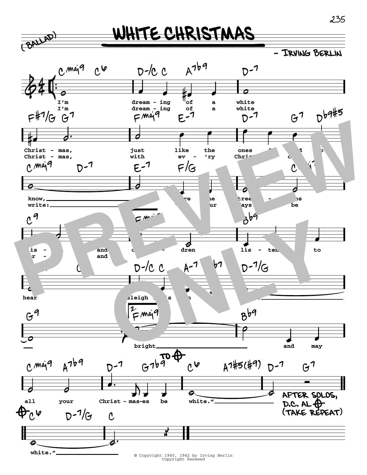 Product gallery: Page 1 of 1 White Christmas, Irving Berlin