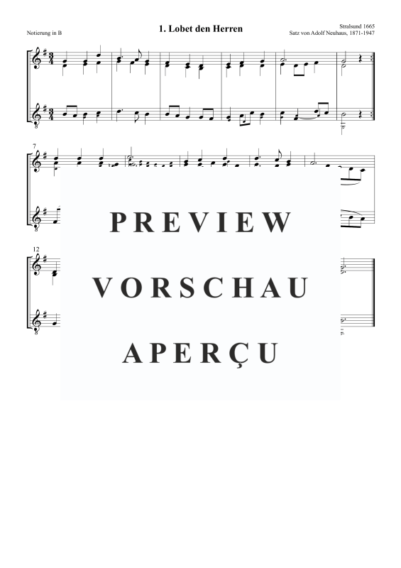 Product gallery: Page 3 of 3 Lobet den Herren, , Trombone Choir