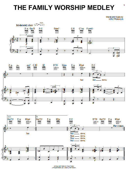 Produktbild zu: The Family Worship Medley
