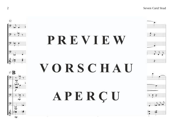 Product gallery: Page 8 of 11 Poker Chips, , (Tuba Quartet TTTT and vibraphone)