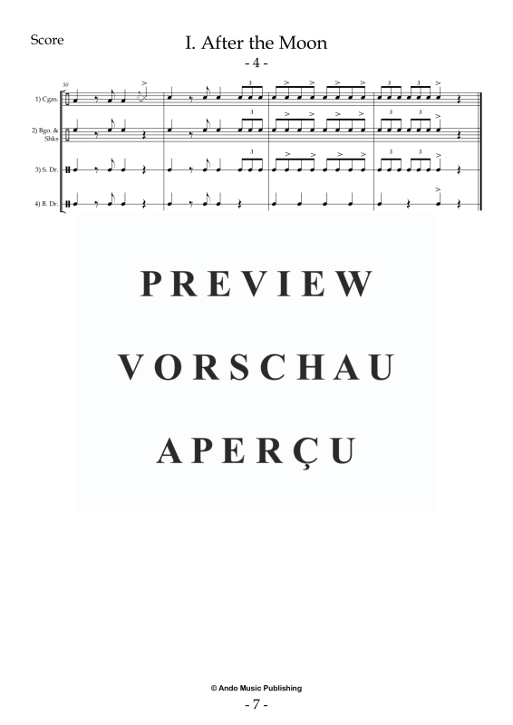 Produktgalerie: Seite 9 von 11 5 Ensemble Pieces for four Percussionists, , Percussion Ensemble Quartet